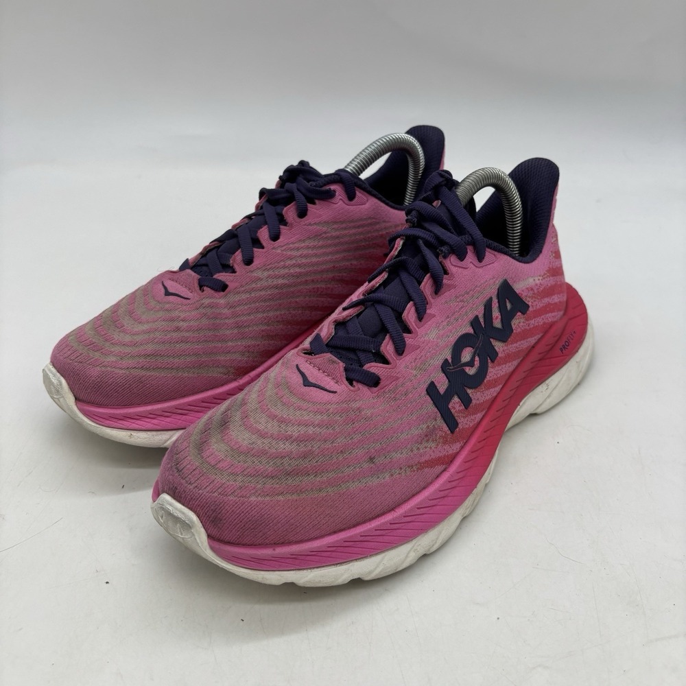 Hoka Mach 5 Shoes Womens 8.5 Castlerock Sneakers Comfort Running 1127894 BC STL